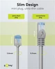 Патч-корд Goobay RJ45 FTP6a 0.15m patch Slim Ultra Flexi PoE+ Cu сірий(75.07.4304) - изображение 7