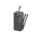Повербанк із цифровим індикатором заряду Powerbank Lenyes 40000 mAh 22.5Вт Чорний - зображення 4