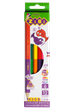 Карандаши цветные ZiBi Kids Line Double 12 цветов (ZB.2462) - изображение 1