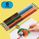 Карандаши цветные ZiBi Kids Line Double 12 цветов (ZB.2462) - изображение 5