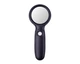 Лупа с подсветкой Buromax Magnifier c кратностью увеличения x3 диаметр 60мм пластик черная (BM.4309) - изображение 2