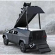 Машинка Tesla Cybertruck Camping металева колекційна моделька іграшка 16 см Чорний (4863321) - зображення 5