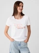 Футболка женская GAP Favorite Graphic 50012461 S Белая (4826241296666) - изображение 1