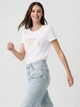 Футболка женская GAP Favorite Graphic 50012461 S Белая (4826241296666) - изображение 5