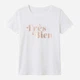 Футболка женская GAP Favorite Graphic 50012461 S Белая (4826241296666) - изображение 9