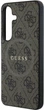 Панель Guess Leather 4G Colored Ring Classic Logo MagSafe для Samsung Galaxy S25 Plus Brown (3666339449513) - зображення 5