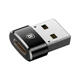 Перехідник USB 2.0 AF to USB-C black Baseus (CAAOTG-01) (341504) - зображення 1