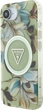 Панель Guess IML Metal Glitter Flowers Triangle MagSafe для Apple iPhone 16e Green (GUHMPSE4HFLPEDN) - зображення 2