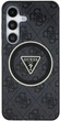 Панель Guess 4G Glitter Triangle Buttons MagSafe для Samsung Galaxy S25 Plus Black (3666339449575) - зображення 3