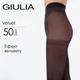 Классические женские колготки Giulia VELVET 50 (4) Black-black, матовые капроновые, черные - изображение 1