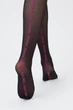 Колготки с ярким декоративным швом Giulia DAZZLE 40 (1) 2 Black-nero, капроновые, с имитацией шва, элегантные - изображение 5