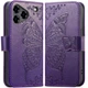 Чохол UniCase Butterfly Pattern для ZTE Blade A76 - Dark Purple - зображення 1