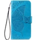 Чохол UniCase Butterfly Pattern для ZTE Blade A76 - Blue - зображення 5