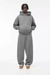Штани джогери Pull & Bear Skater Fit сірий 7679/504/819 XL - изображение 1