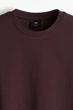 Футболка H&M Regular Fit темно-бордовий 0685816275 XL - зображення 4