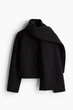 Пальто H&M 1246417 черный M - изображение 1