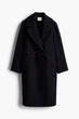 Пальто H&M 1170404 черный L - изображение 1