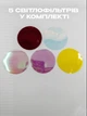 Підлоговий торшер 3 в 1 "Liquid sunset" двостороння лампа заходу сонця з динамічним ефектом води, 150 см, 5 світлофільтрів, 220В (700086) - изображение 13