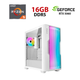 Игровой ПК Ice Azza CSAZ Tower / AMD Ryzen 5 8400F (6 (12) ядер по 4.2 - 4.7 GHz) / 16 GB DDR5 / 480 GB SSD / nVidia GeForce RTX 5060, 8 GB GDDR7, 128-bit - изображение 1
