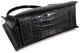 Сумка женская DE ESSE черная из натуральной кожи через плечо кросс-боди стильная повседневная на молнии 70489 - изображение 4