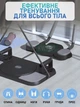 Багатофункціональний спортивний тренажер 5в1 з еспандерами та поворотною платформою, чорний - зображення 7