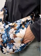 Жіноча сумка Sambag HOBO Dolly з принтом «Blue Flowers» стильна повсякденна сумочка 51908 - зображення 6