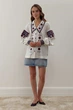Жіноча лляна вишиванка Подільська Темна Folk Moda 4XL Білий (podlxsxka-temna-5064-304511169) - изображение 8