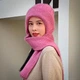 Шапка-шарф Коричневий - зображення 2