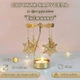 Свечник-карусель с фигурками «Снежинки» ElegantAtix, золотистый - изображение 1