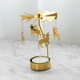 Свечник-карусель с фигурками «Олени» ElegantAtix, золотистый - изображение 3