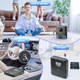 Портативний CD-програвач FELEMAN з Bluetooth, вбудованими динаміками, навушниками, дисплеєм, FM-трансмітером, підтримкою TF-карт і - зображення 5