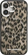 Etui plecki Karl Lagerfeld IML Leopard Pattern MagSafe do Apple iPhone 16 Brown (KLHMP16SHDLEOICW) - obraz 1