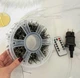 Гирлянда Роса Мишура Хвойная лапа 900 LED 30 м зеленая проволока + пульт, 8 режимов теплый белый | Катушка от сети для елки (М30) - изображение 6