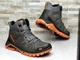 Спортивні шкіряні черевики, кросівки на хутрі Salomon Winter Grey 42 - зображення 2