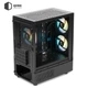 Корпус QUBE GEON ARGB Black (GEON_GBNU3) 315881 - зображення 7