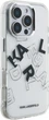 Etui plecki Karl Lagerfeld IML Sketched Graphic do Apple iPhone 16 Pro Transparent (KLHCP16LHMLGFCH) - obraz 3