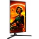 TFT 24.5" AOC 25G3ZM/BK, VA, 240Гц, 0,5 мс, 2х HDMI, DP, USB-hub, HAS, Pivot, черный - изображение 3