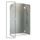 Боковая стенка для кабины Koer SR SW04-90x200-TR-01 прозрачное стекло Easy Clean 10мм, хром (KR5390) - изображение 1