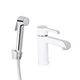 Смеситель для раковины Qtap Grand (с гигиеническим душем) QTGRA272CRW45671 Chrome/White - изображение 1