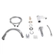 Змішувач для раковини Qtap Grand (з гігієнічним душем) QTGRA272CRW45671 Chrome/White - изображение 7