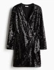 Плаття H&M Ж1122575 (12577470 12532550 12073058) колір чорний S - зображення 1