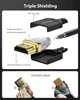 Кабель Stouchi HDMI 2.1 [Certified Ultra High Speed HDMI] 48Gbps, Thin, slim, 8K@60Hz, 4K@120Hz, 1м, black (HDM1) - изображение 5