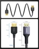 Кабель Stouchi HDMI 2.1 [Certified Ultra High Speed HDMI] 48Gbps, Thin, slim, 8K@60Hz, 4K@120Hz, 1м, black (HDM1) - изображение 6