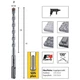 Бура Alpen SDS plus F4 14x160 мм. (0081701400100) - зображення 2