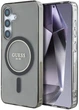 Панель Guess Glitter Circle Classic Logo MagSafe для Samsung Galaxy S25 Black (3666339449759) - зображення 1