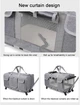 Сумка для перенесення Bestopet (Люпосанчик) Folding Pet Trolley Bag для котів і собак BS-SS-041, Black - зображення 7