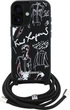 Панель Karl Lagerfeld Crossbody Grained Pattern & Logo для Apple iPhone 16 Black (KLHCP16SPGGRMPCK) - зображення 1