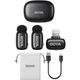 Бездротовий мікрофон BOYA Mini-15 Lightning 2 мікрофона Black - изображение 8