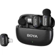 Бездротовий мікрофон BOYA Mini-12 2 мікрофона Black - изображение 3