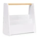 Dziecięcy regał-organizer EcoToys Montessori 2 poziomy biały (5905817009282) - obraz 1